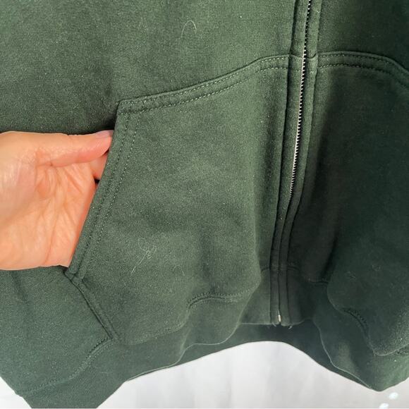 Attack On Titan Wings Of Freedom Anime Green Full Zip Hoodie Sweatshirt Mens XL - Picture 11 of 13